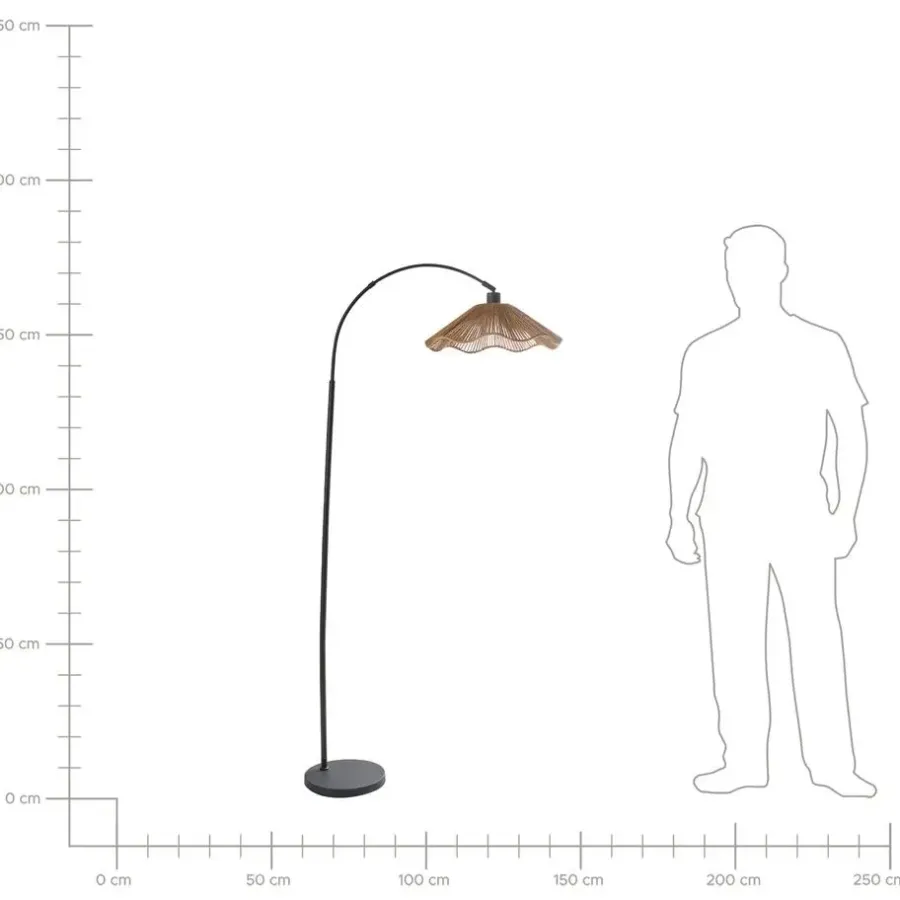 Staande Lampen-Leen Bakker MIGORI - Staande lamp - Naturel - Papier