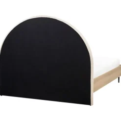 Beliani MILLAY - Bed - Beige - 140 x 200 cm - Bouclé