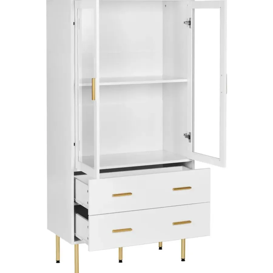 Buffetkasten-Leen Bakker MILORA - Buffetkast - Wit - MDF