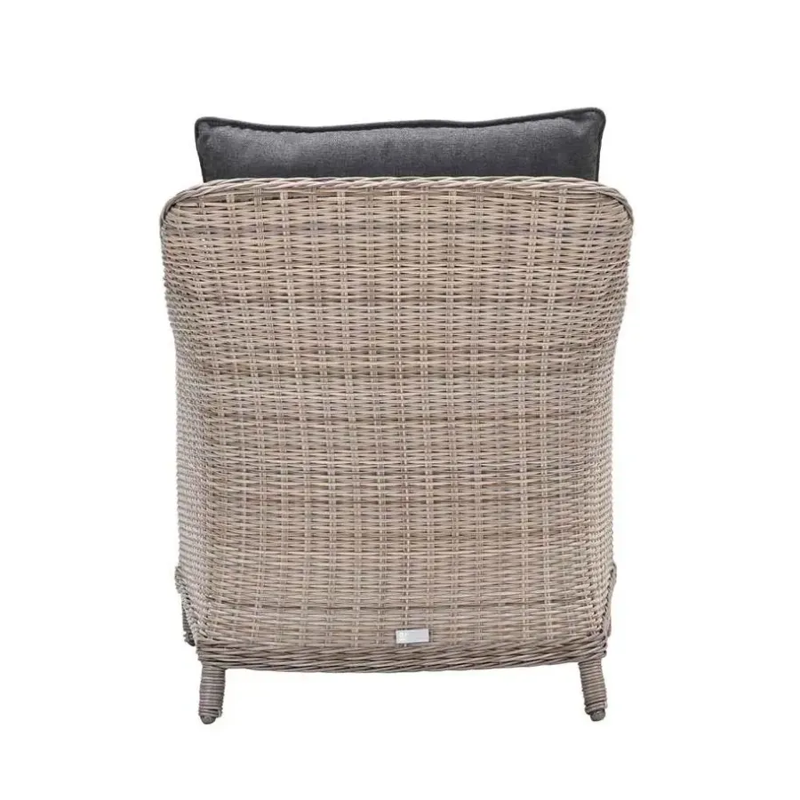 Garden Impressions Milwaukee lounge fauteuil - vintage willow - mystic grey