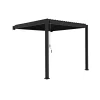 Terrasoverkappingen-Mirador Classic overkapping muur 300 x 300 cm antraciet