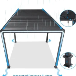 Mirador classic terrasoverkapping 300 x 400 cmwit