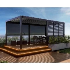 Mirador Deluxe terrasoverkapping 300 x 600 cm antraciet