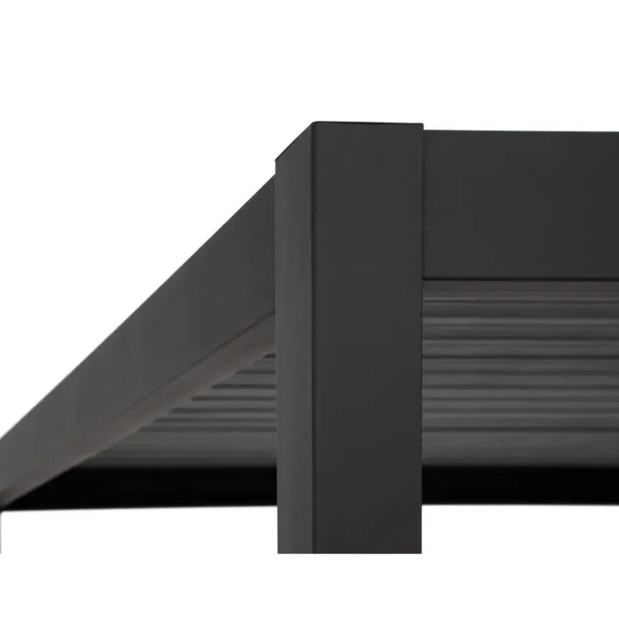Mirador Deluxe terrasoverkapping 300 x 300 cm antraciet