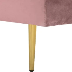Loveseats-Beliani MIRAMAS - Chaise longue - Roze - Rechterzijde - Fluweel