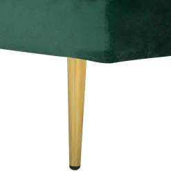 Loveseats-Beliani MIRAMAS - Chaise longue - Smaragdgroen - Linkerzijde - Fluweel