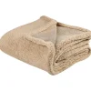 Beliani MIRGE - Plaid - Beige - 125 x 150 cm - Polyester