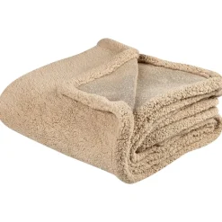 Beliani MIRGE - Plaid - Beige - 125 x 150 cm - Polyester