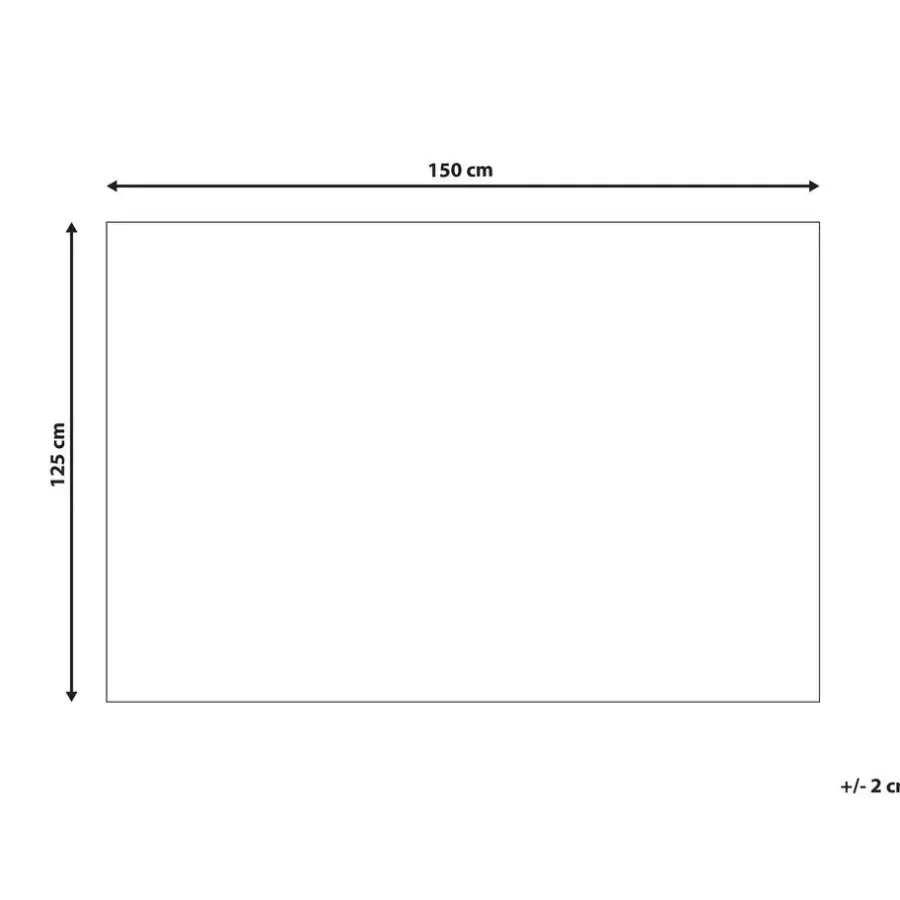 Beliani MIRGE - Plaid - Beige - 125 x 150 cm - Polyester