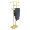 Kledingopbergers-MISOU Dressboy Kledingstandaard Kledinghouder Bamboe Hout 44.8x22.2x114.2 cm