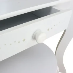 Kaptafels-MISOU Make up Tafel voor Meisjes Kaptafel Kind met Kruk en Spiegel
