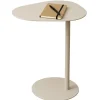 MISOU Organische Bijzettafel op Voet - Beige