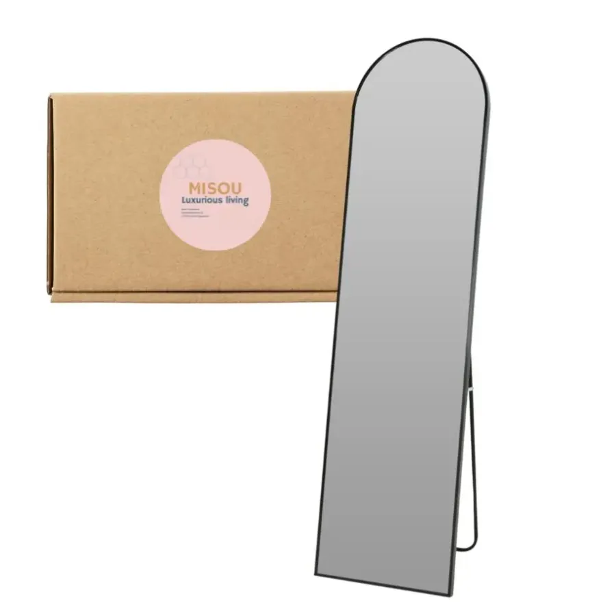 MISOU Passpiegel 150cm - Zwart