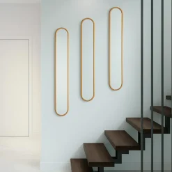 Spiegels-MISOU Spiegel Ovaal Moni - Goud