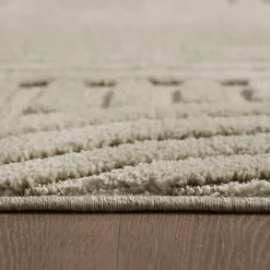Muratap Modern Japandi Vloerkleed - Beige - Boho Scandinavisch - 140x200 cm Laagpolig