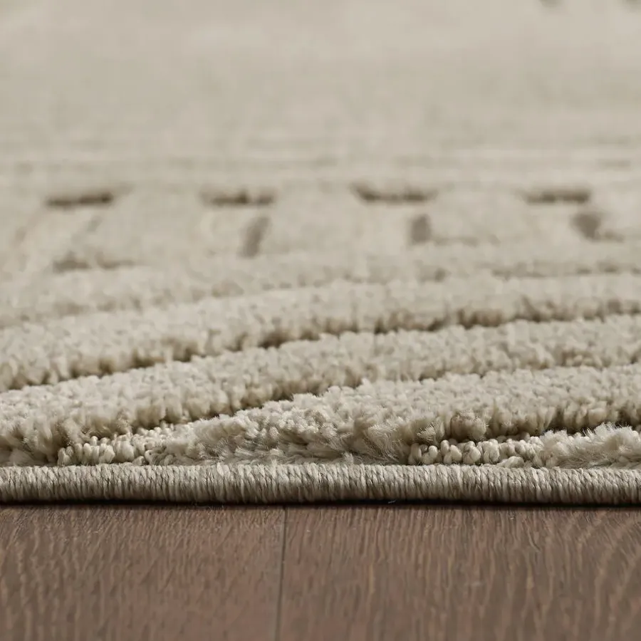Laagpolige Vloerkleden-Muratap Modern Japandi Vloerkleed - Beige - Boho Scandinavisch - 200x290 cm Laagpolig