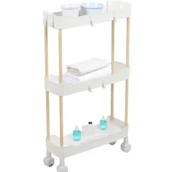 Trolleys-Modern Spirit Keuken/badkamer trolley - 3 laags - 40 x 70 cm