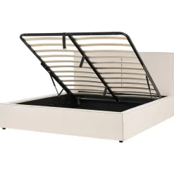 Beliani MOISSAC - Bed - Beige - 180 x 200 cm - Polyester