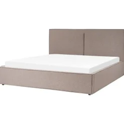 Beliani MOISSAC - Bed - Taupe - 180 x 200 cm - Polyester