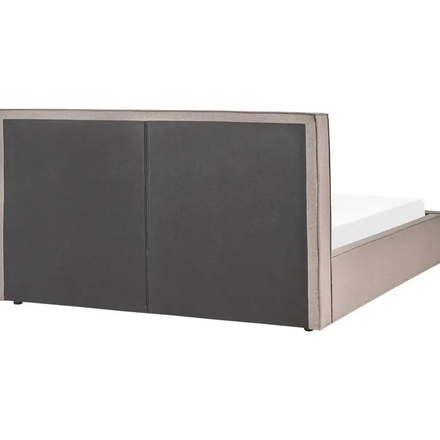 Beliani MOISSAC - Bed - Taupe - 180 x 200 cm - Polyester