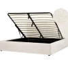 Beliani MOISSAC - Tweepersoonsbed - Off-white - 180 x 200 cm - Polyester
