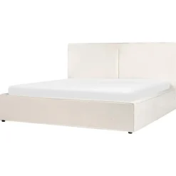 Beliani MOISSAC - Tweepersoonsbed - Off-white - 180 x 200 cm - Polyester