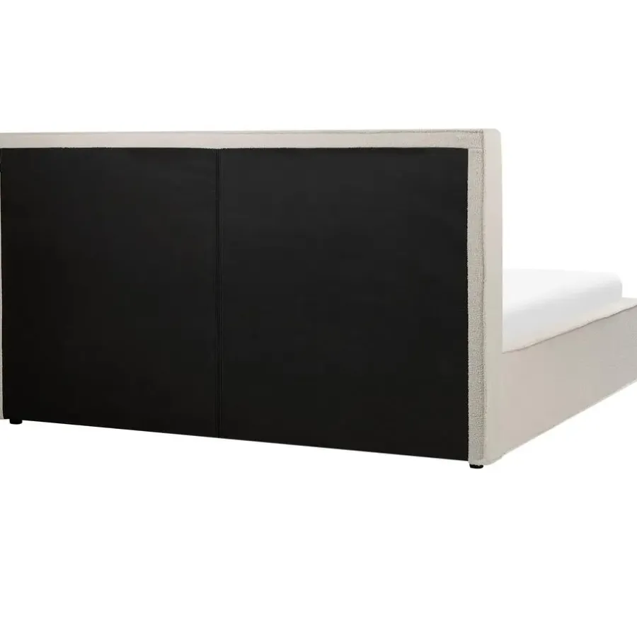 Beliani MOISSAC - Tweepersoonsbed - Off-white - 180 x 200 cm - Polyester
