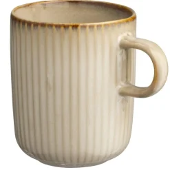 Kopjes, Mokken En Bekers-Leen Bakker Mok met oor Camille - beige - 400 ml