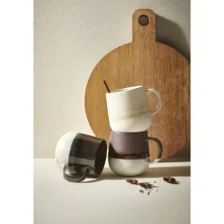 Kopjes, Mokken En Bekers-Leen Bakker Mok met oor Pippa - crème - stoneware - 400 ml