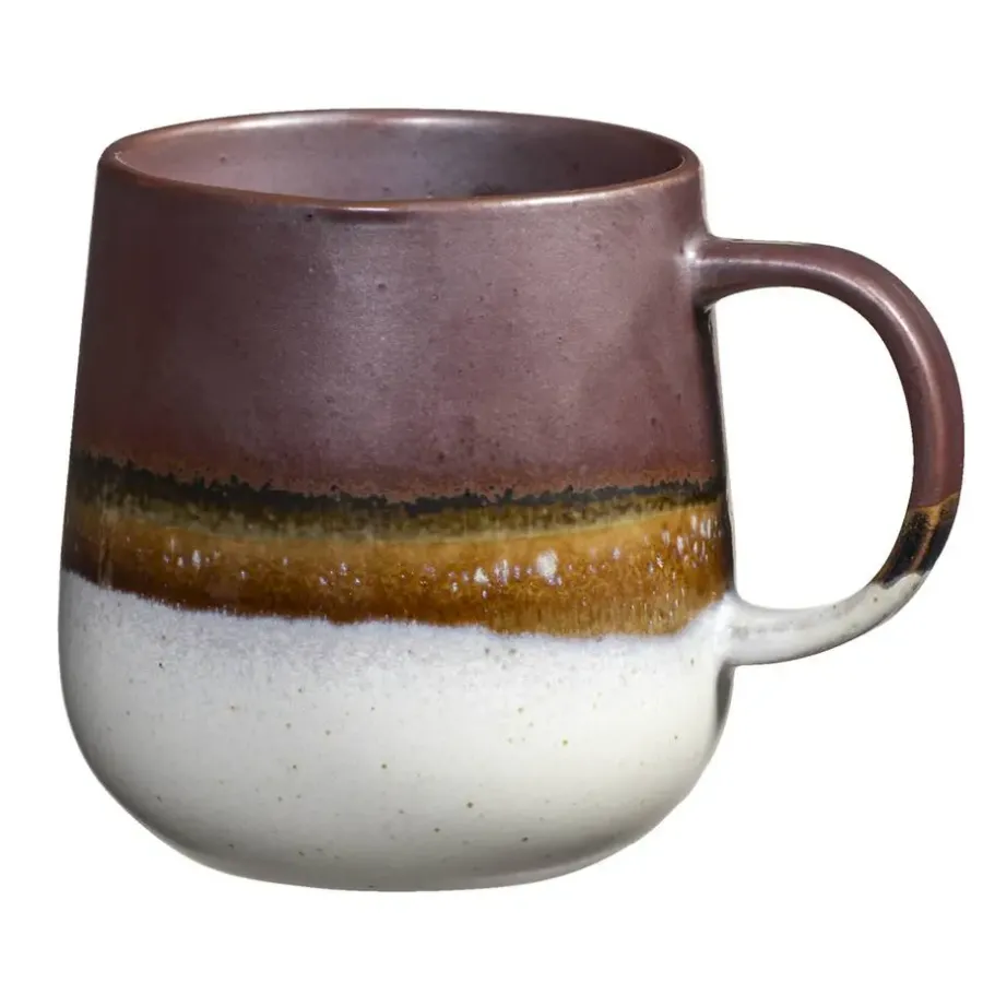 Kopjes, Mokken En Bekers-Leen Bakker Mok met oor Pippa - paars - stoneware - 400 ml