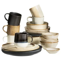 Kopjes, Mokken En Bekers-Leen Bakker Mok zonder oor Camille - beige - 300 ml