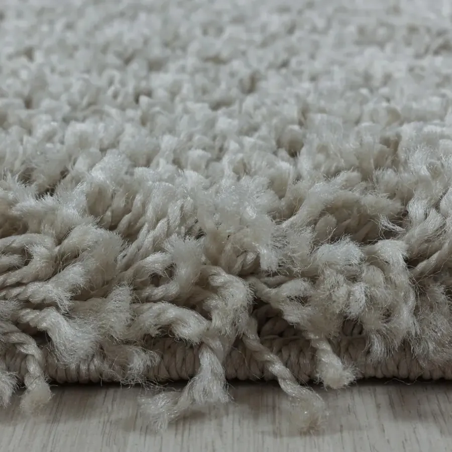 Muratap Monaco Soft Shaggy Hoogpolig Vloerkleed Beige - 300x400 CM