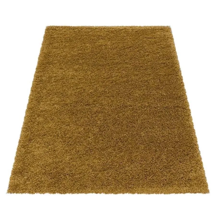 Muratap Monaco Soft Shaggy Hoogpolig Vloerkleed Goud - 160x230 CM