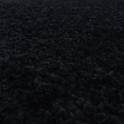 Hoogpolige Vloerkleden-Muratap Monaco Soft Shaggy Hoogpolig Vloerkleed Black - 160x230 CM