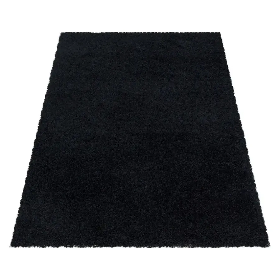 Muratap Monaco Soft Shaggy Hoogpolig Vloerkleed Black - 300x400 CM