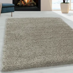 Muratap Monaco Soft Shaggy Hoogpolig Vloerkleed Beige - 140x200 CM