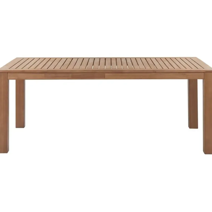 Beliani MONSANO - Tuinset voor 6 - Lichte houtkleur - Eucalyptushout