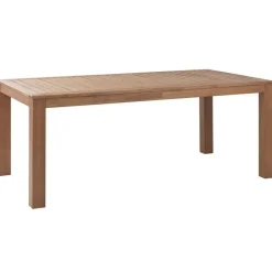 Beliani MONSANO - Tuinset voor 6 - Lichte houtkleur - Eucalyptushout