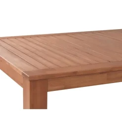 Beliani MONSANO - Tuintafel - Lichthout - 105 x 190 cm - Eucalyptushout