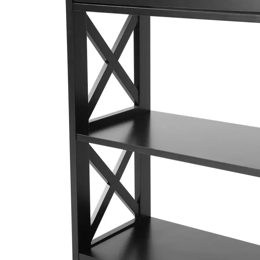 Beliani MONTGOMERY - Consoletafel - Zwart - MDF