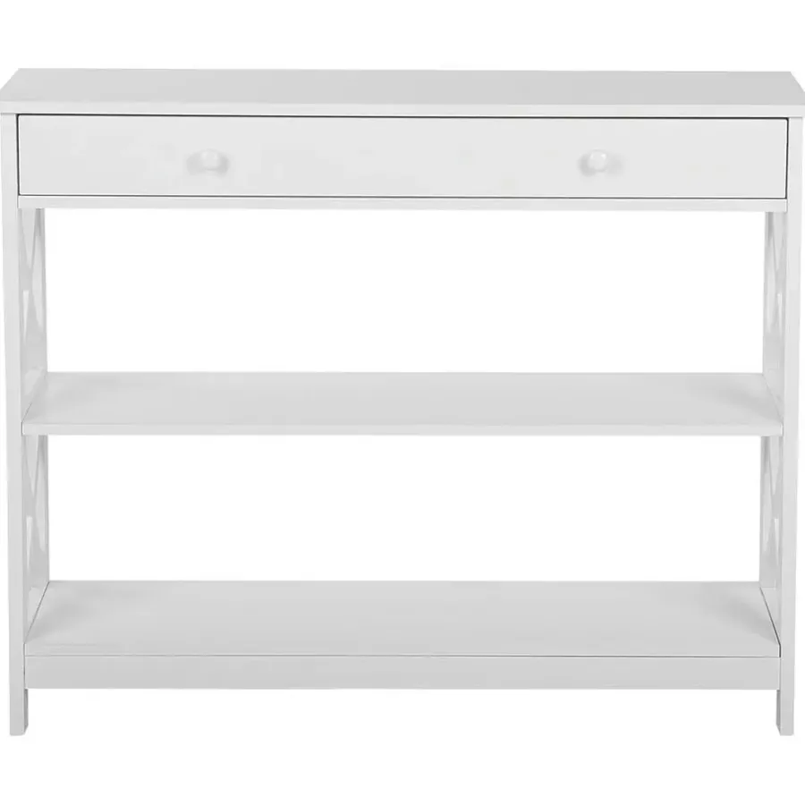 Beliani MONTGOMERY - Consoletafel - Wit - MDF