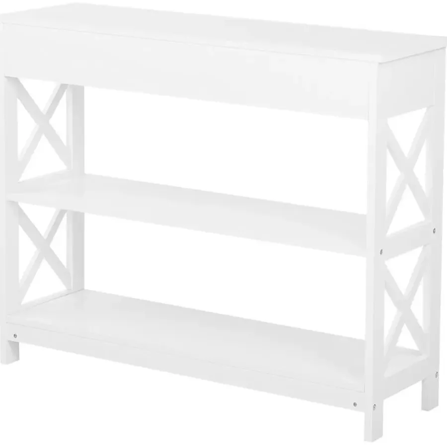 Beliani MONTGOMERY - Consoletafel - Wit - MDF