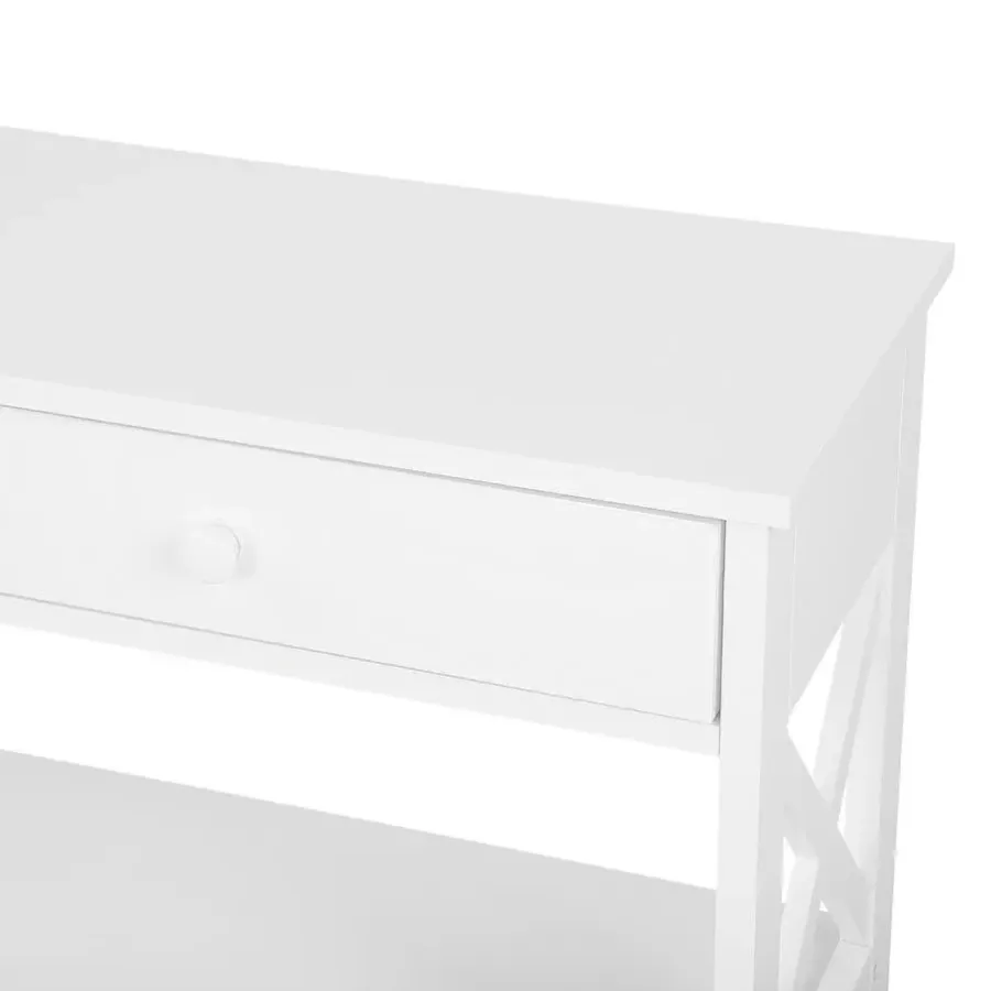 Beliani MONTGOMERY - Consoletafel - Wit - MDF