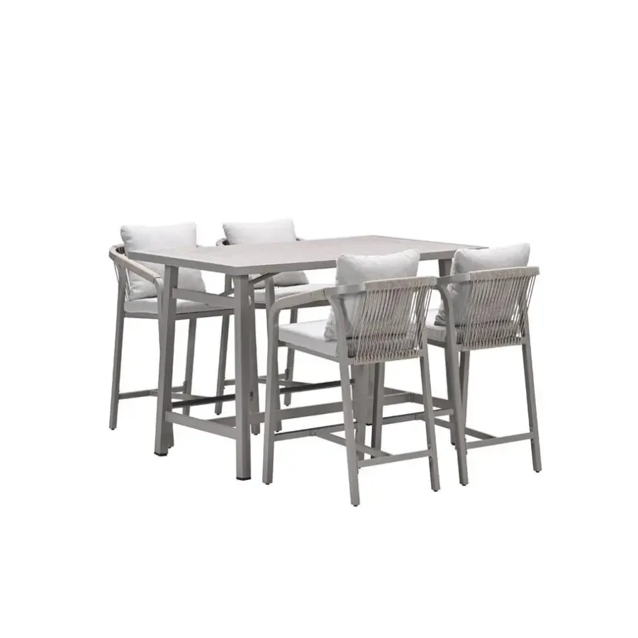 Tuinsets-Garden Impressions Monti barset - 5-dlg.- taupe - rope grey sand - valley sand