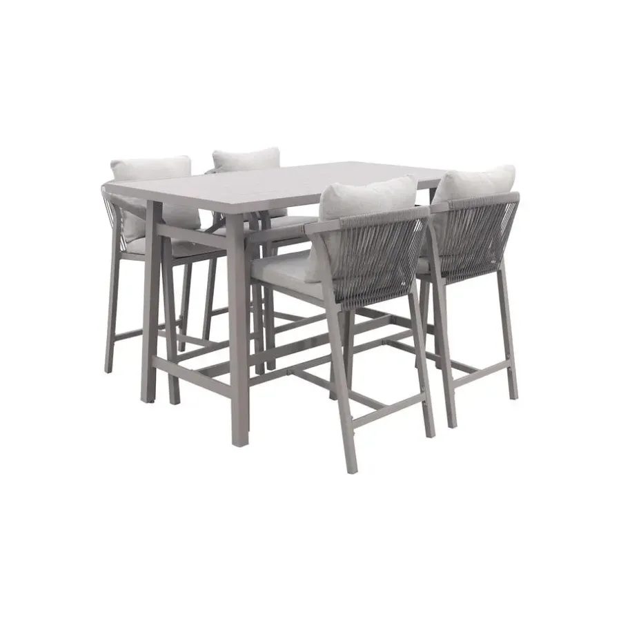 Tuinsets-Garden Impressions Monti barset - 5-dlg.- taupe - rope grey sand - valley sand
