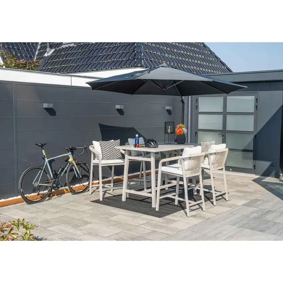 Tuinsets-Garden Impressions Monti barset - 5-dlg.- taupe - rope grey sand - valley sand