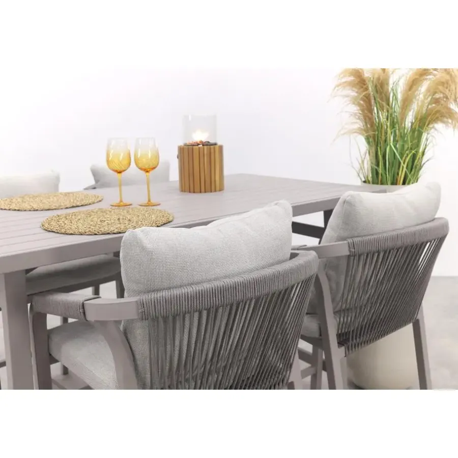 Tuinsets-Garden Impressions Monti barset - 5-dlg.- taupe - rope grey sand - valley sand