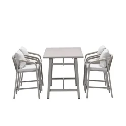 Tuinsets-Garden Impressions Monti barset - 5-dlg.- taupe - rope grey sand - valley sand