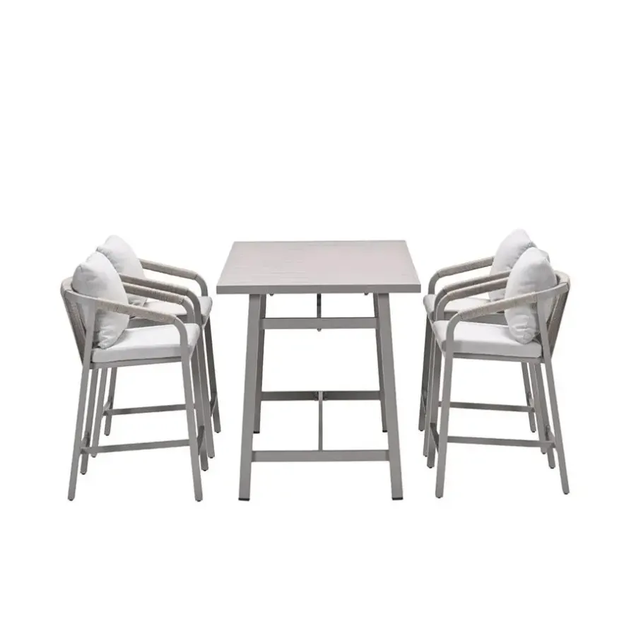 Tuinsets-Garden Impressions Monti barset - 5-dlg.- taupe - rope grey sand - valley sand
