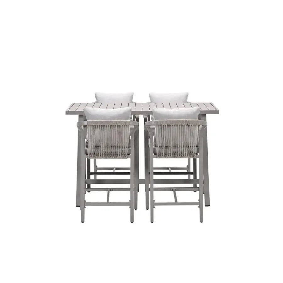 Tuinsets-Garden Impressions Monti barset - 5-dlg.- taupe - rope grey sand - valley sand